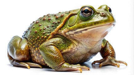 Obraz premium Frog on white background. Generative Ai