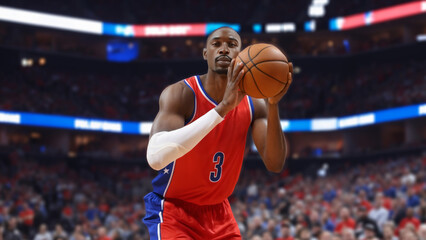 Basketball Player Foul Shot