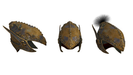 3d render fantasy helmet