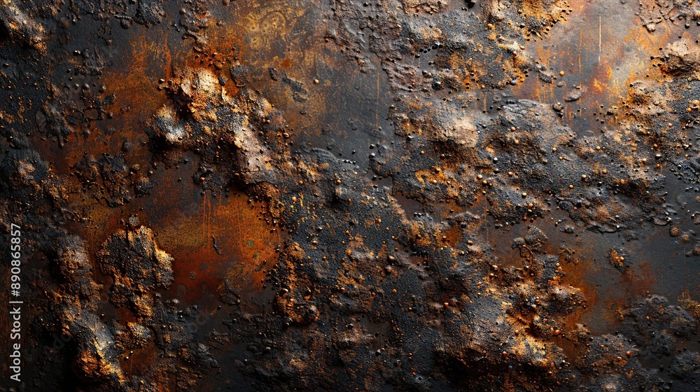 Sticker Rusty Metal Texture