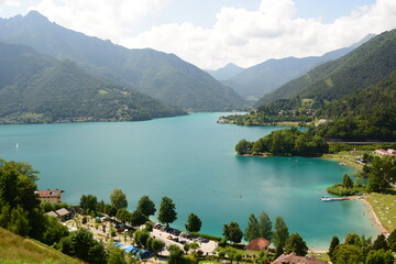 Obraz premium Lake Ledro. Trento province. Trentino Alto Adige. Italy