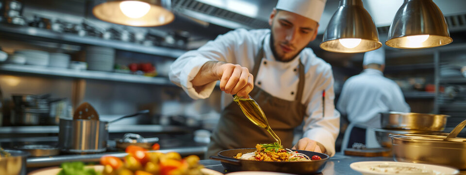 chef in the kitchen, cooking