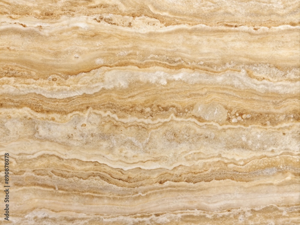 Poster repeating background of high-resolution travertine stone texture, featuring unique veining patterns,
