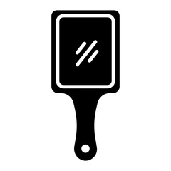 Illustration of Mirror Glyph Icon 