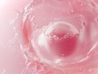 Embryo development  ovulation, fertilization process   illustrative photography shot