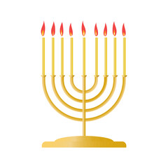 Menorah, happy hanukkah judaism religious holiday hebrew celebration