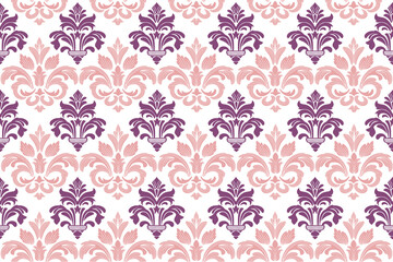 seamless, traditional ethnic,damask pattern, fabric pattern for textiles, rugs, wallpaper, clothing, sarong, batik, wrapping, embroidery, print, background, cover, illustration,thai