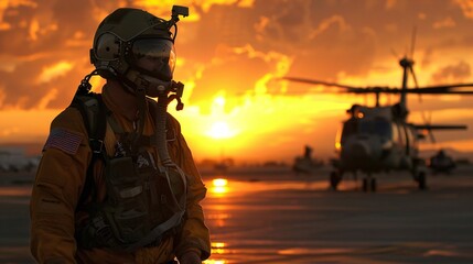 During a training exercise, an Aircraft Launch and Recovery Specialist practices emergency procedures, ensuring readiness for any situation.