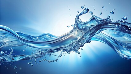 Abstract background of waterflow swirl splash, perfect for advertising and product presentations, water, swirl, splash, background