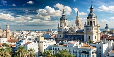 View of Spain, background