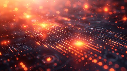 Product launch invitation with an open area and writing space available on the right side The card features innovative and futuristic design elements highlighting the introduction of a new product