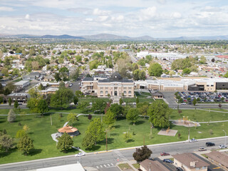 Franklin County Courthouse - Pasco, WA - 4th Ave & Surrounding Area