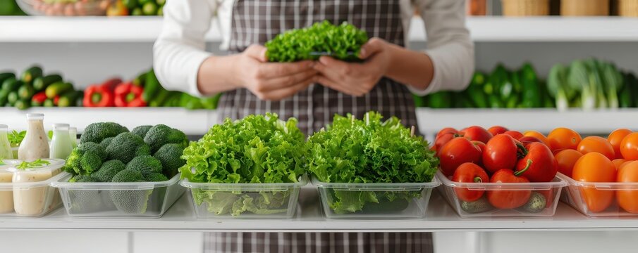 Augmented reality food shopping, holographic nutrition insights, futuristic retail experience