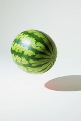 Charleston Gray Watermelon levitating on a white background