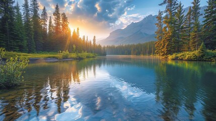 Naklejka premium Wall calendar featuring beautiful landscape photos for each month