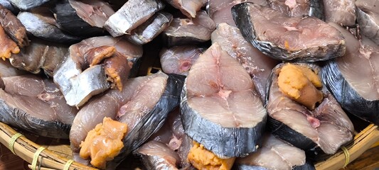 Fried fish, Thai style food eaten with rice