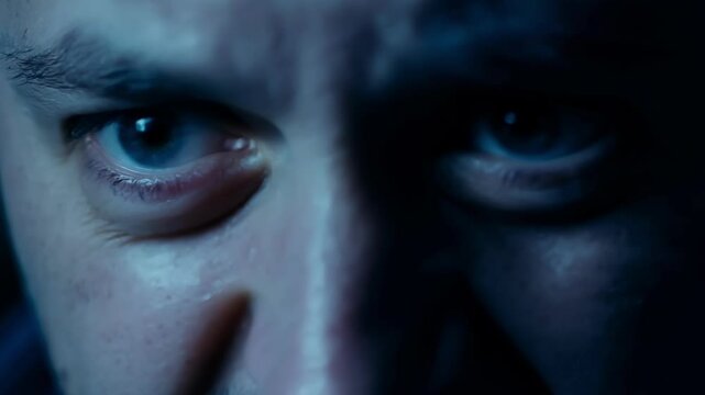 A persons face turns pale and their eyes dart around frantically searching for the source of the curdling roar.