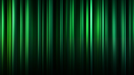 Green Lines Vertical Bars on Black Background, Abstract Image, Texture, Pattern Background, Wallpaper, Smartphone Cover and Screen, Cell Phone, Computer, Laptop, 9:16 and 16:9 Format