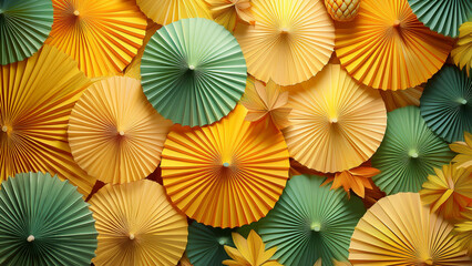 Patr&oacute;n de paraguas de coctel de pi&ntilde;as