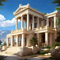 Fototapeta premium temple of apollo