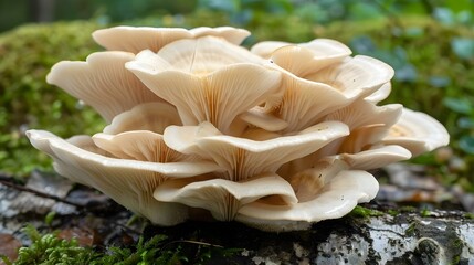 Close-up of Oyster Mushroom
