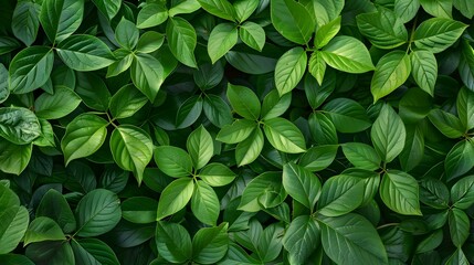 Green leaves for background
