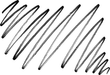 black scribbles Watercolor painted brush stroke ,Hand drawn design element isolated on white background
