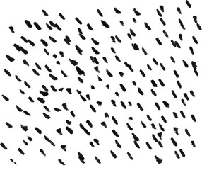 black scribbles Watercolor painted brush stroke ,Hand drawn design element isolated on white background
