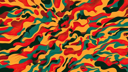 Naklejka premium a-mesmerizing-abstract-artwork-with-a-random-art