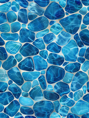 Obraz premium blue pool water background