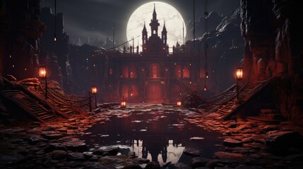 2 dimensional artwork depicting expansive cosmic environment with celestial bodies and imaginative science fiction settings 