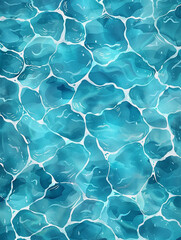 Obraz premium blue pool water background