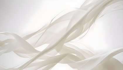 Clear Plain Shiny Soft Vintage Bokeh Cloudy Wave Like Geometric White Background or Texture
