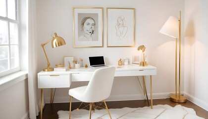 Fototapeta premium Photo interior modern design room 3d illustration