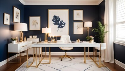 Photo interior modern design room 3d illustration