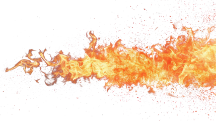 Fire Flame Effect on Transparent Background PNG - Flames Hot Burn Orange Red Glow Spark Flaming Burning Campfire
