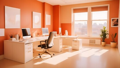 Photo interior modern design room 3d illustration