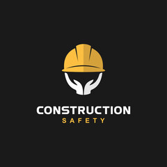 Construction Helmet, with hand concept