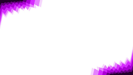 Background white with purple abstract border. Vector can be used for banners, posters, power points, templates, slides, etc.