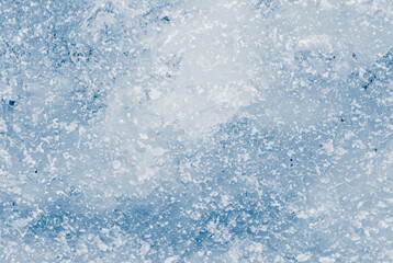 Blue Ice Texture with Frosted Surface