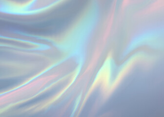 Modern Pastel Iridescent Holographic Foil Background – 3D Render