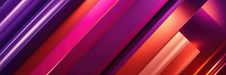 Fototapeta premium abstract background featuring diagonal lines in vibrant hues of pink, orange, and blue. Perfect for modern design projects and vibrant visuals.