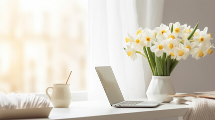 Home Office Interior for Bloggers’ Workplace