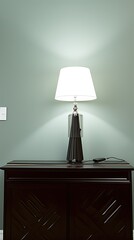lamp on the table