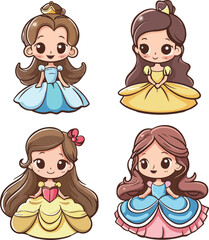 Cute Princess Illustrations © Boy