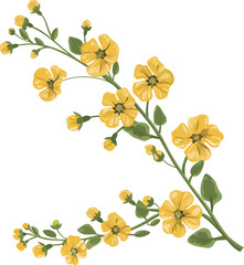 Yellow Flowering Branches