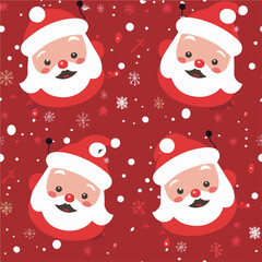 Cute Santa Claus Pattern