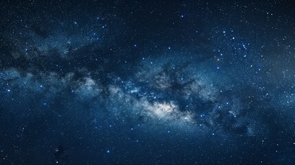 Starry night sky with a visible Milky Way