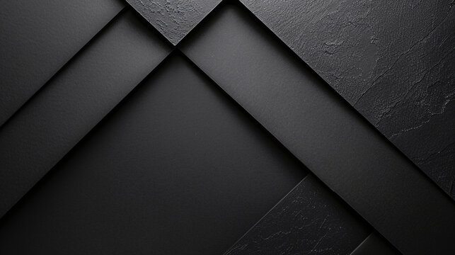 A professional black background template for business presentations with copy space, suitable for corporate meetings, seminars, or educational workshops.