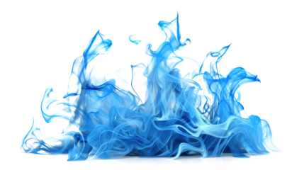 Blue Fire Flame Effect on Transparent Background PNG - Flames Hot Burn Orange Red Glow Spark Flaming Burning Campfire
